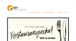 Desktop Screenshot of citytrollhattan.se