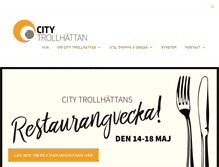 Tablet Screenshot of citytrollhattan.se